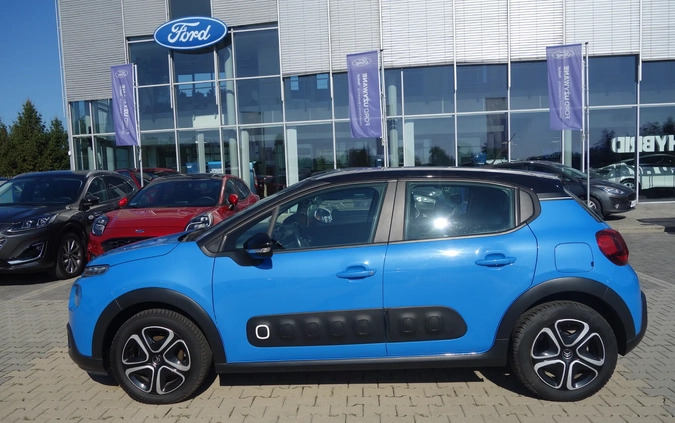 Citroen C3 cena 46900 przebieg: 80145, rok produkcji 2019 z Piła małe 379